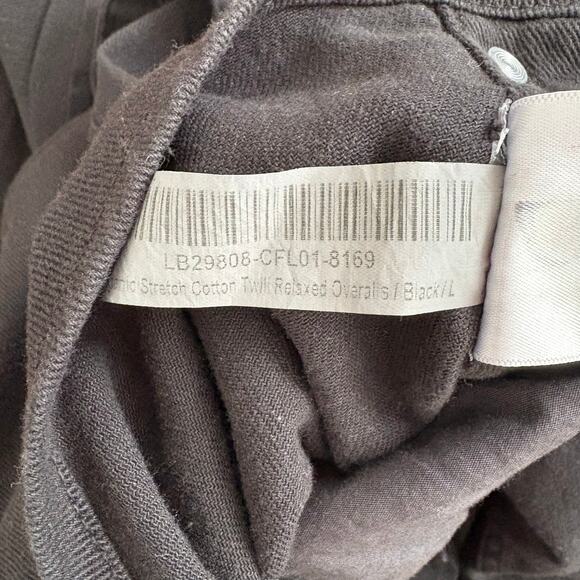 Quince Organic Stretch Cotton Twill Relaxed Overalls L - Picture 3 of 11